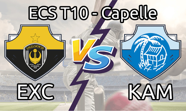 KAM vs EXC Dream11 Prediction ECS T10 Capalle SV Kampong vs Excelsior 20 Live Score - 95