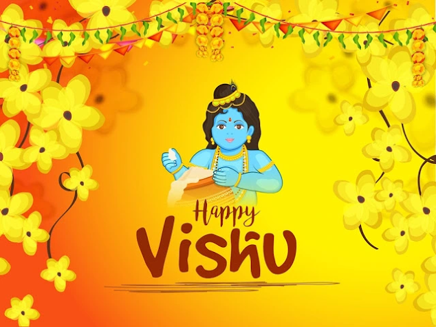 Happy Vishu Kani 2021 Wishes Quotes Images HD Wallpaper Whatsapp DP FB Status Pics Sayings - 76