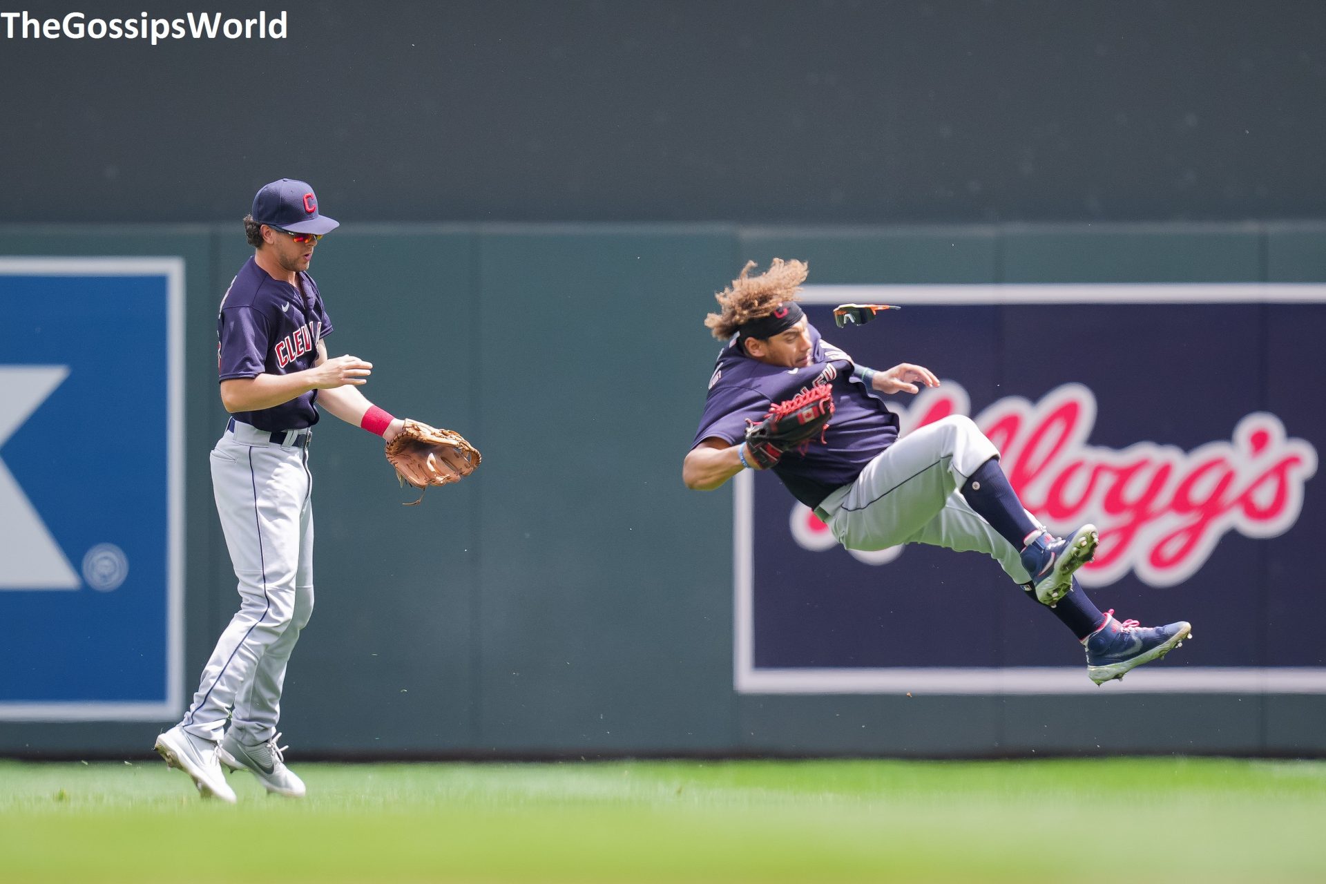 Indians Outfielder Josh Naylor Suffers Gruesome Ankle Injury  Watch Injury Viral Video Here  - 35