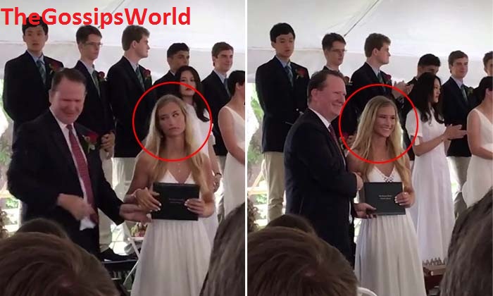 Mary MacMillan Tiktok Viral Video  Check Who is Mary MacMillan  Woman Fake Smile At High School Graduation Details Here  - 20