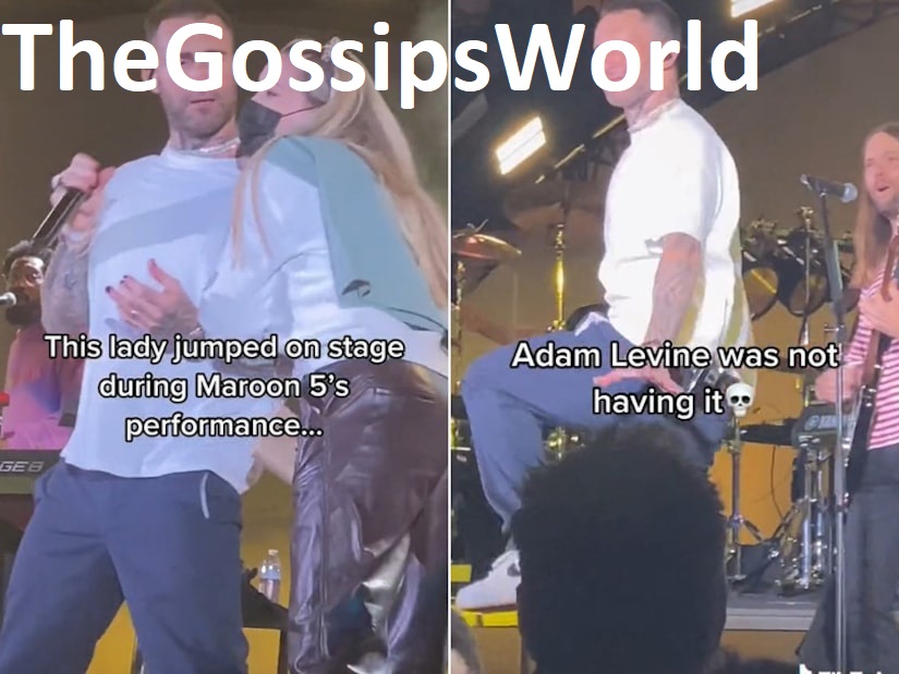 Maroon 5 Singer Adam Levine Fan Hugging Concert Video Went Viral All Over  Check His Reaction  - 74