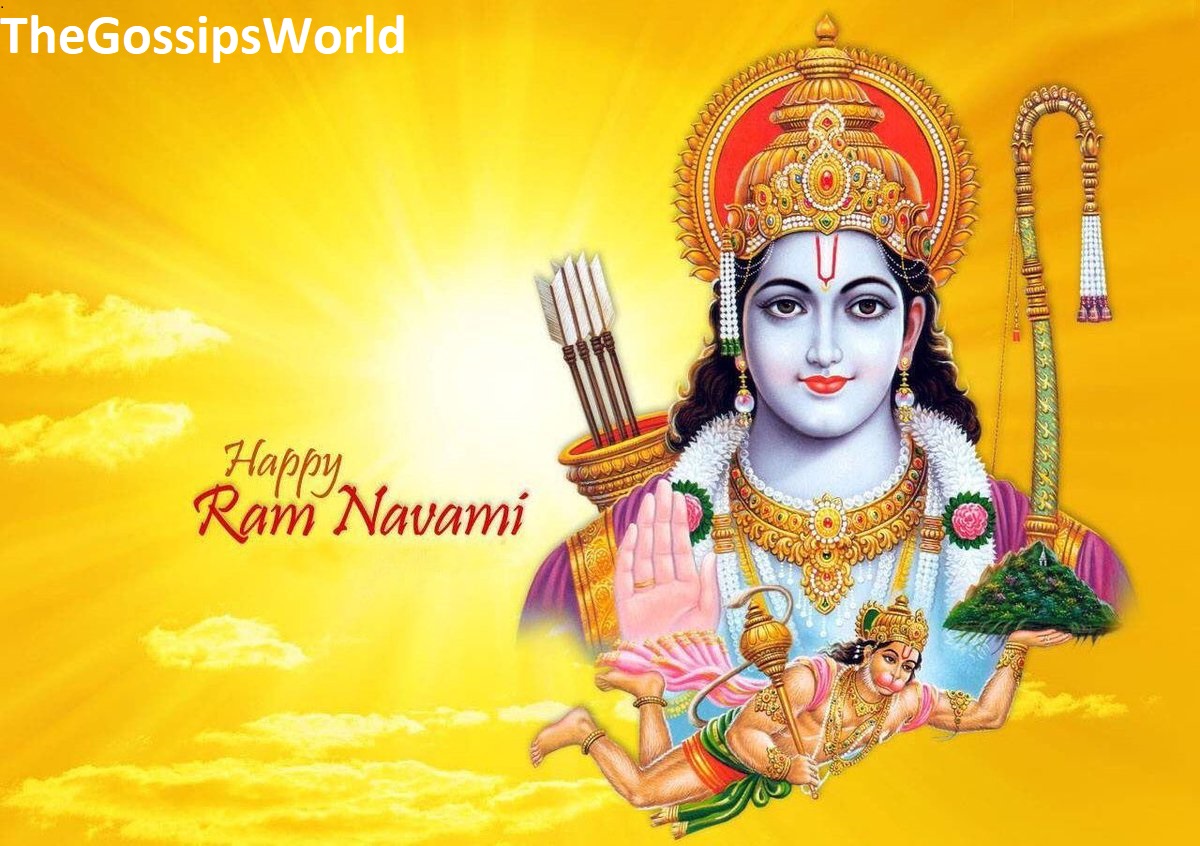 Happy Ram Navami 2021 Quotes Wishes Whatsapp Status SMS Sayings In Hindi Wallpapers Messages  - 26