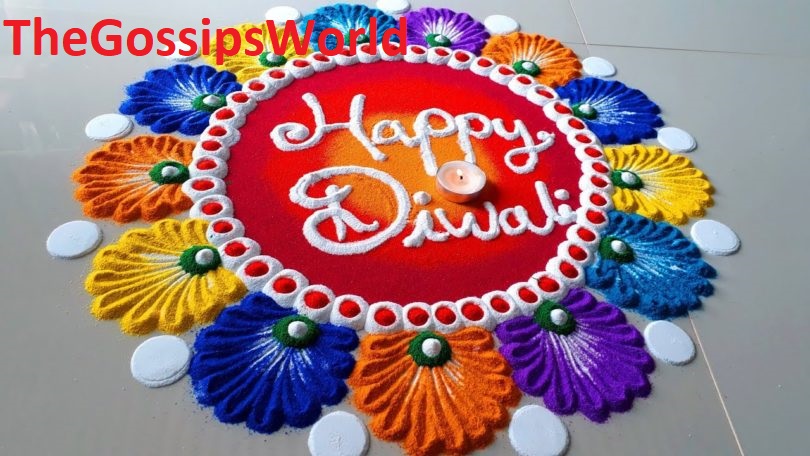 Diwali Rangoli 2022 Designs Best Ideas Peacock Patterns Flowers  Quick   Easy Way To Make Rangoli  - 3