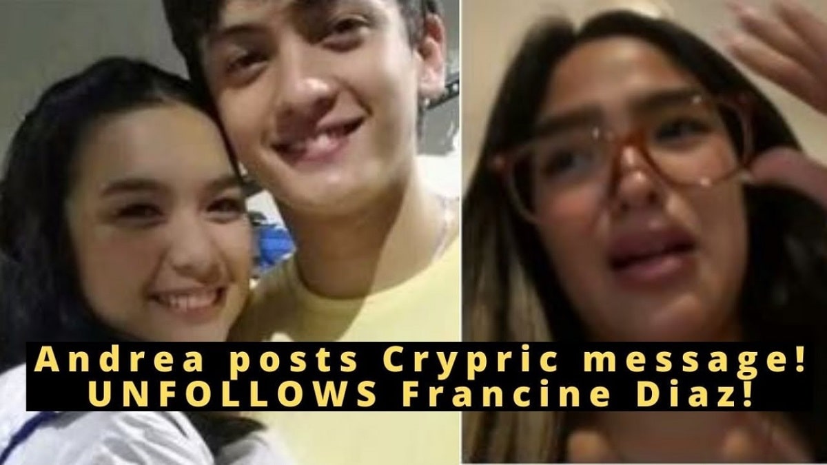 Andrea Brillantes Video With Francine Diaz Leaked On Tiktok and Leaves Twit...