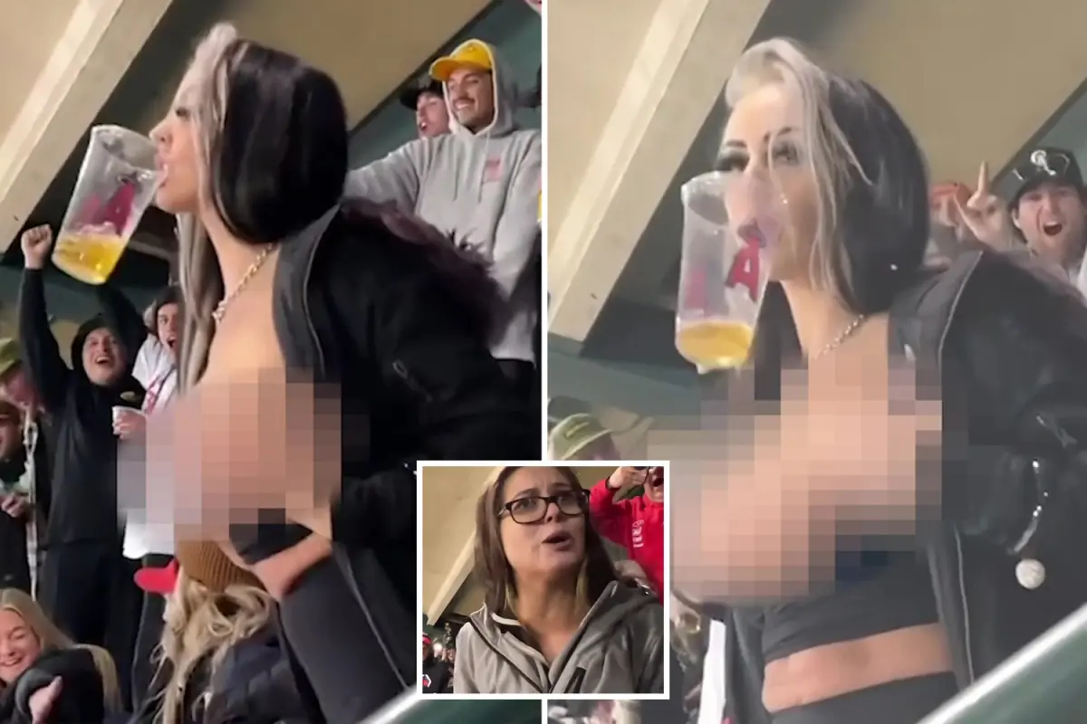 Woman Flashes Her Breasts at Supercross Event Video