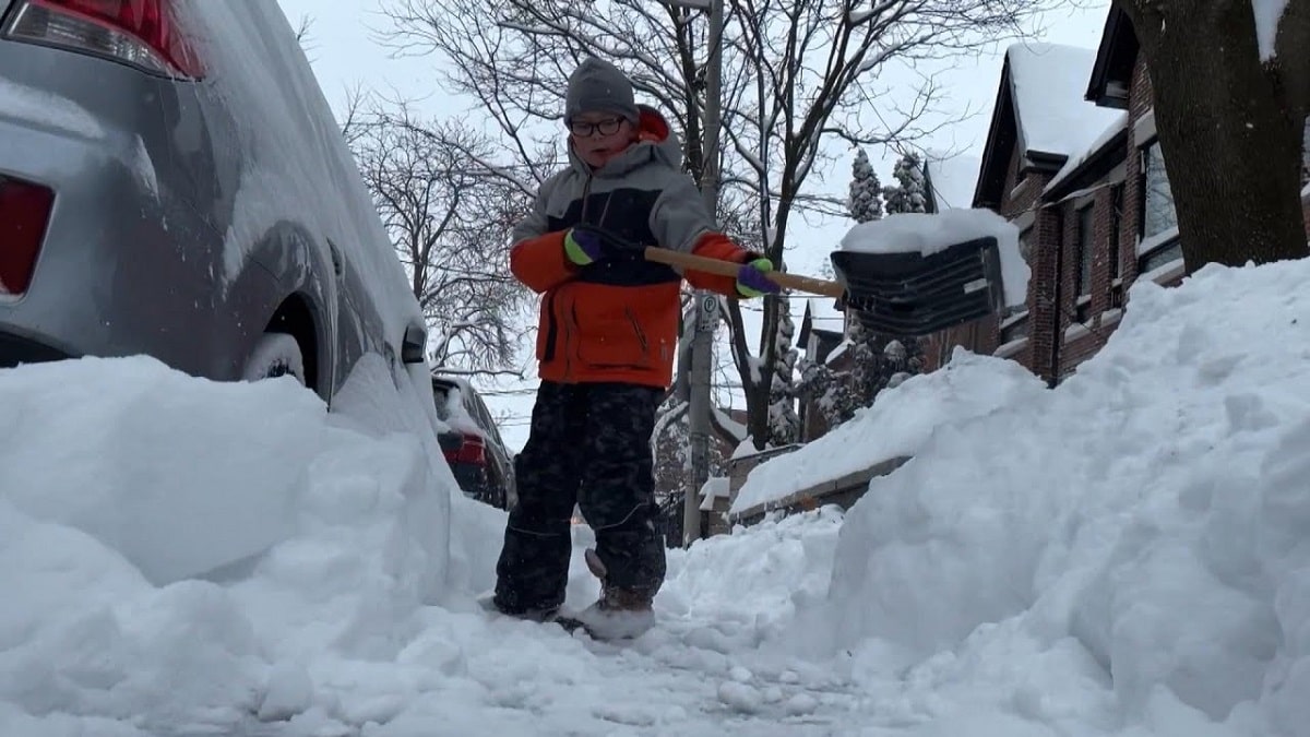 Viral  Carter Trozzolo Exhausted Video  Carter Trozzolo Shovelling The Snow Went Viral On The Internet  - 19