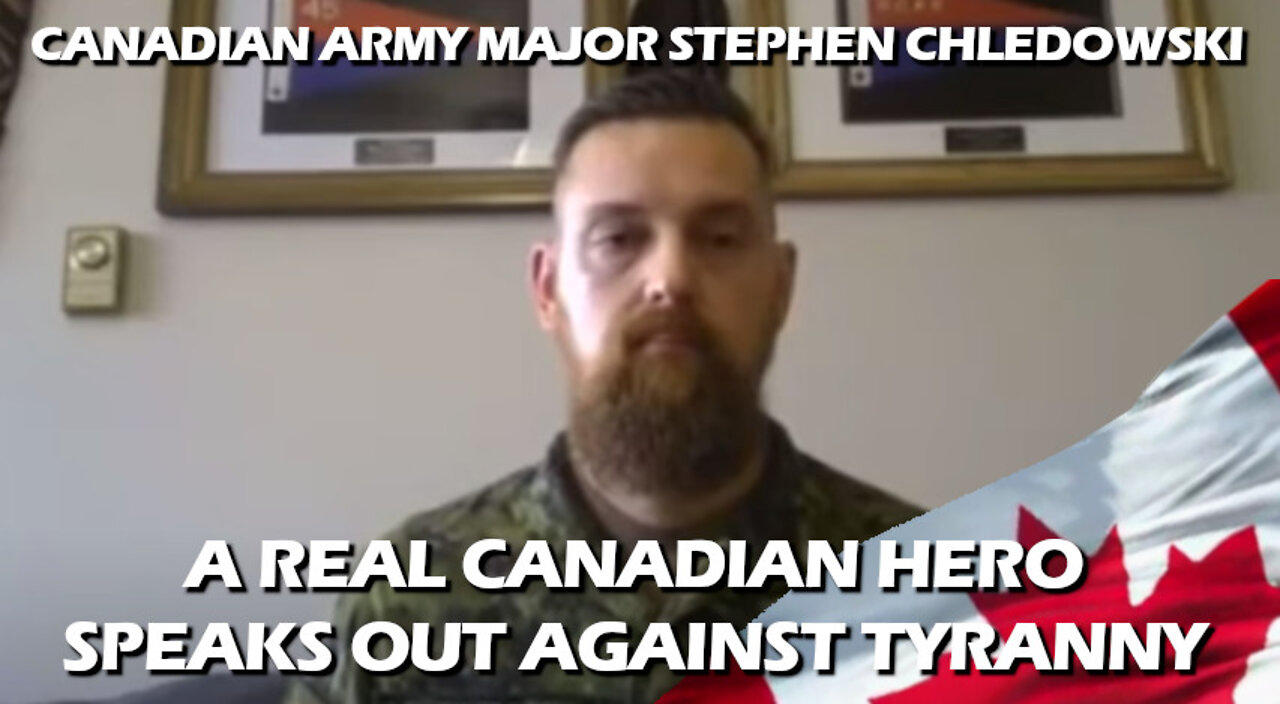 VIDEO  Stephen Chledowski Video Speech By Canadian Army Major Went Viral On Twitter   Reddit  - 87