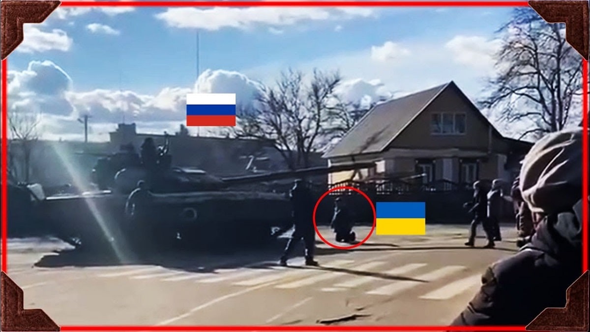 WATCH VIDEO  Gypsies Steal Russian Tank Viral Video  Ukraine Army Takes On A Russian Tank  - 5