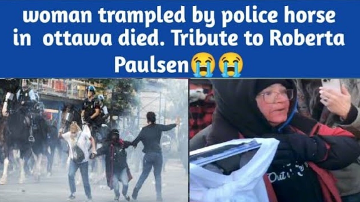 EXPLAINED  Roberta Paulsen Cause Of Death  Lady Trampled By Cops Horse Ottawa  Funeral Obituary  What Happened  - 15