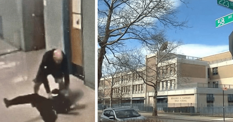 Who Is Queens PE Teacher Observed Slamming 14 Years old Black Boy Into Wall In Horrifying Video  Leaves Everyone Scandalized  - 71