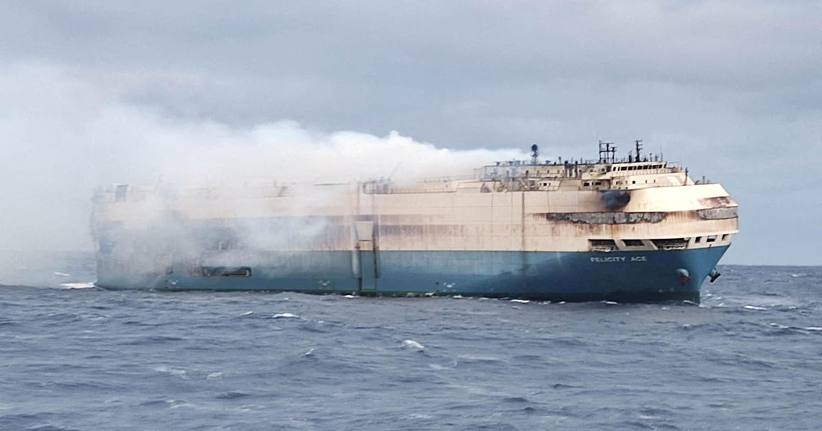 Cargo Ship Sinks In Atlantic Ocean