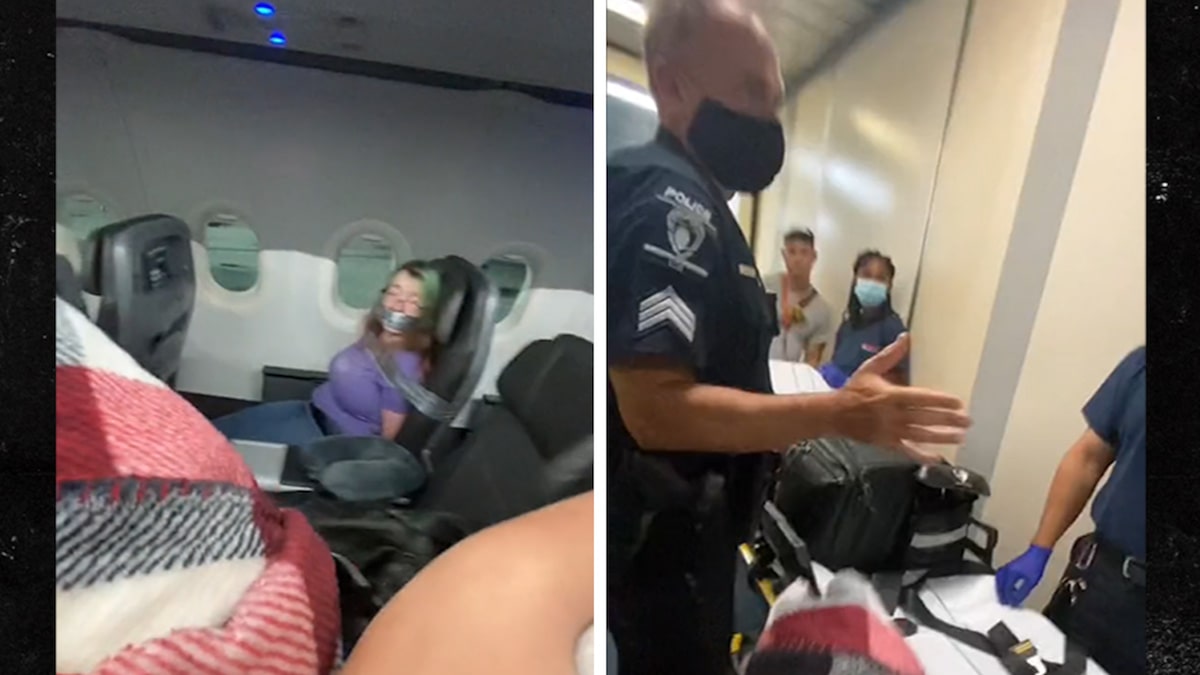 Woman Duct Taped To Her Seat On American Airlines Flight