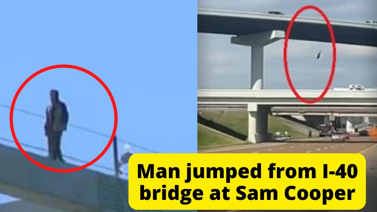 Man jumps off Memphis overpass video