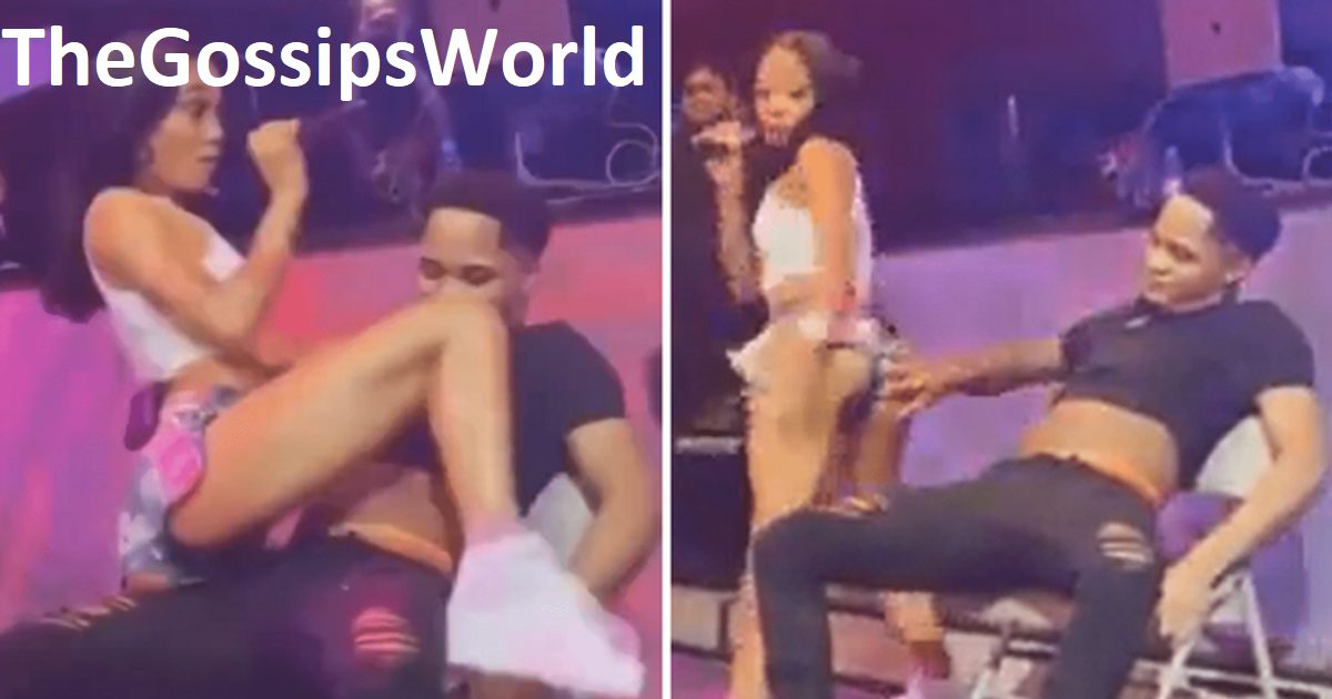 WATCH  Coi Leray Kicks Fan Off Stage During Lap Dance Video Went Viral On Social Media  Twitter   YouTube  - 58