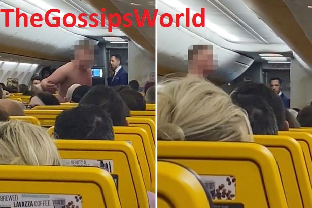 VIDEO  Topless Man On Ryanair Flight Screaming At Crew   Fellow Passengers Video Viral On Twitter  Reddit  Instagram   - 51