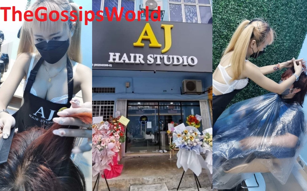 VIDEO  AJ Hair Salon Studio Puchong Promotion Model Viral Video  Check Out Complete Details  Models Name   Pics  - 13