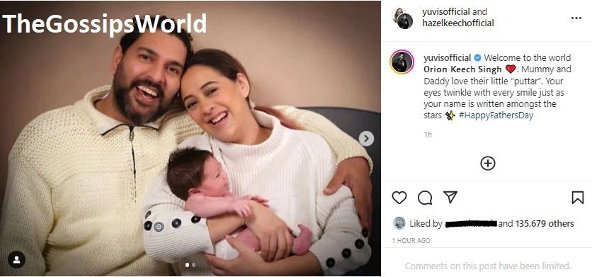 DETAILS  Yuvraj Singh   Hazel Keech Son Name  Meaning   Pictures Revealed  Check Out Instagram Post  - 6