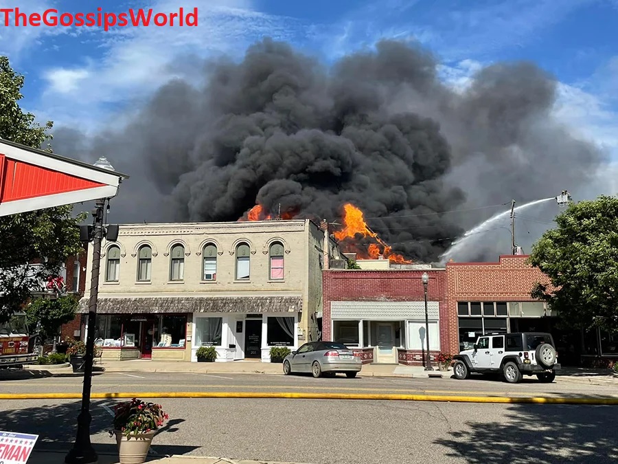 Historic Holly Hotel Fire Video 