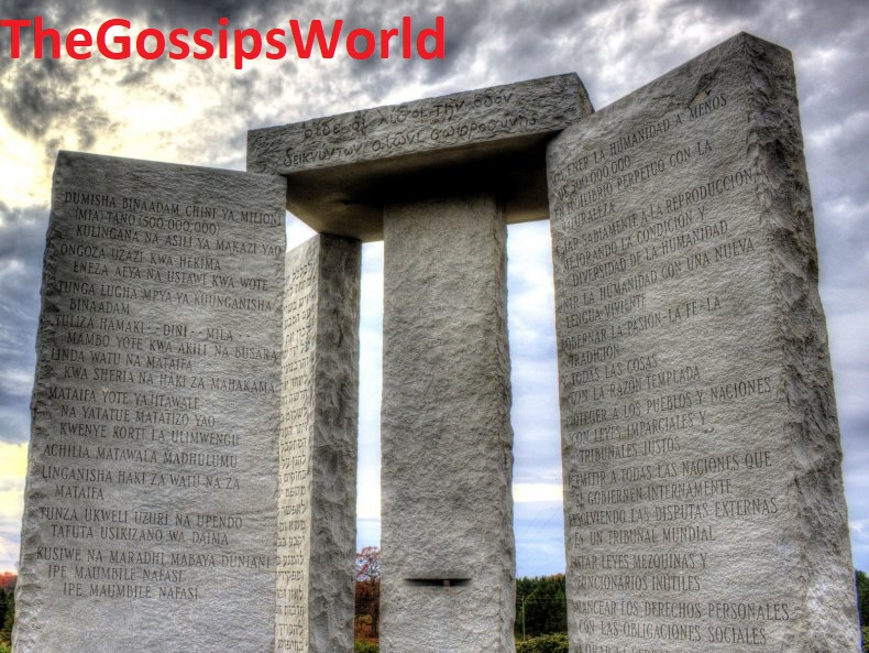 EXPLAINED  What Are The Georgia Guidestones  Everything About The Mysterious Monument  Where Did They Come From  - 46